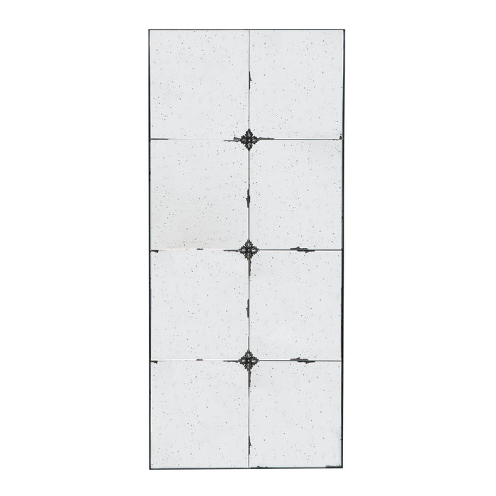 Traditional Decor Style Antique Glass Panel Mirror, Wall Mirror For Bathroom Entryway Console Lean Against Wall