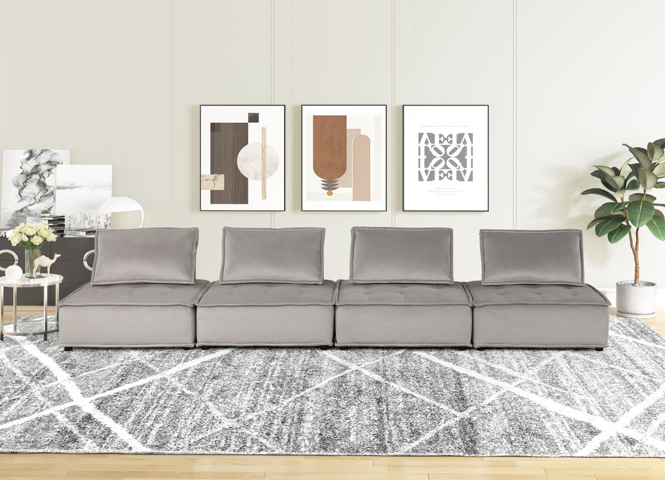 Anna - Soft Velvet Modular Sofa