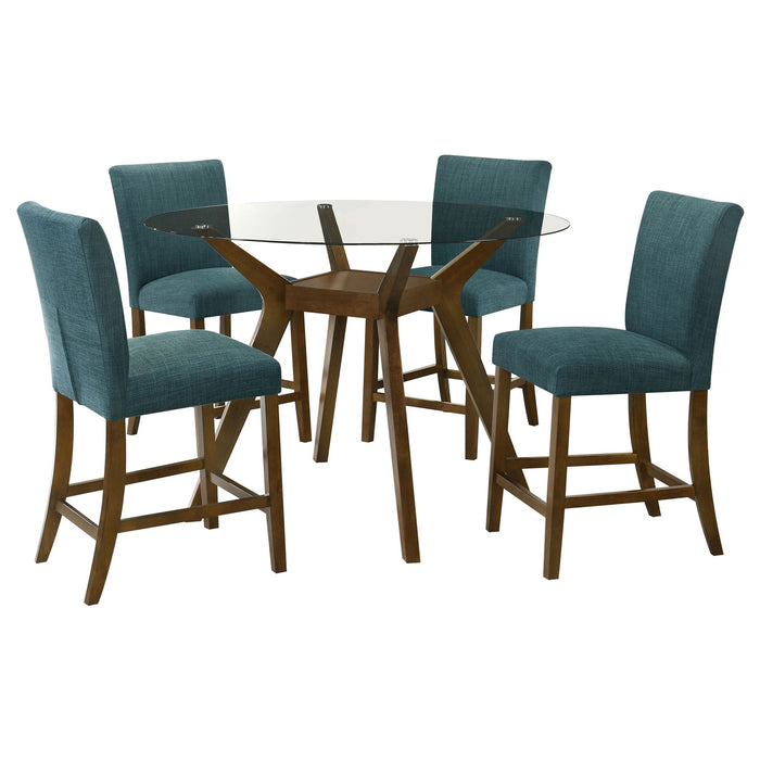 Flynn - 5 Piece Counter Height Dining Set