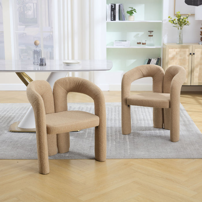 Coolmore Contemporary Designed Accent / Dining Chair With Armrests