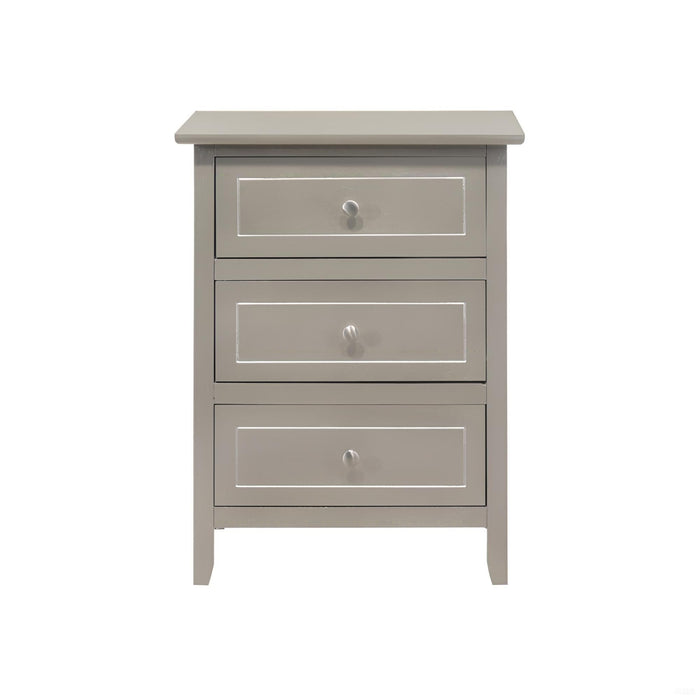 Dove Tailed Drawers 3 Drawer Nightstand