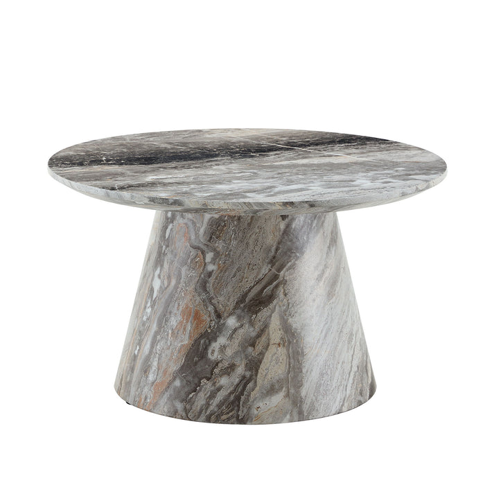 Circular Coffee Table With Adjustable Feet