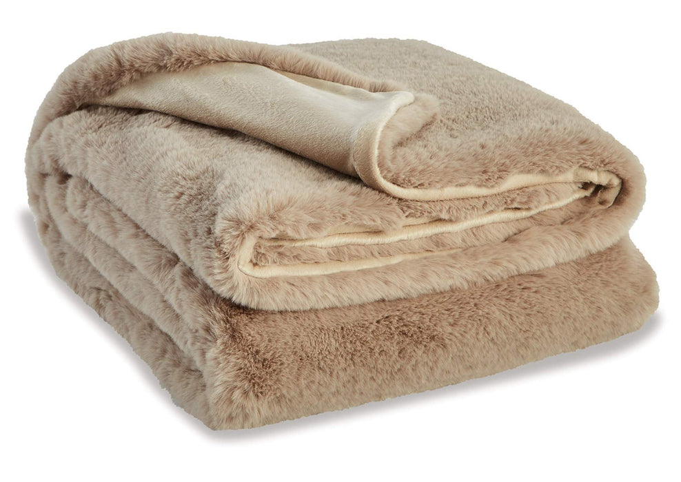 GARILAND TAUPE THROW