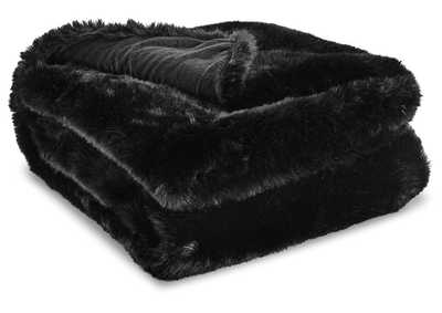 GARILAND THROW BLACK