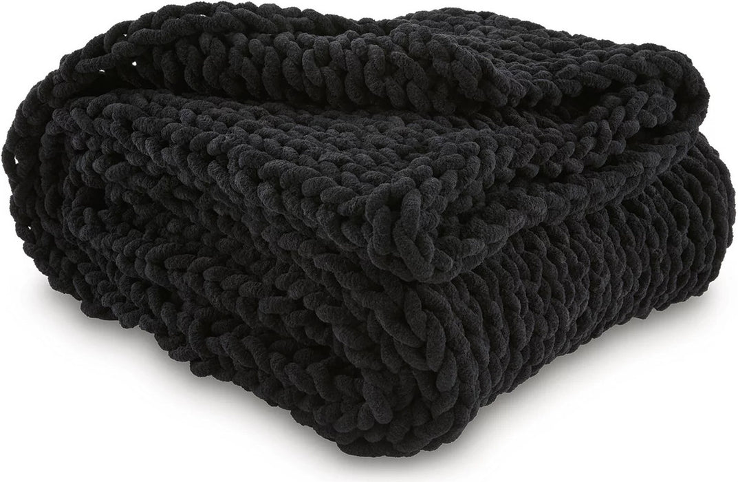 CHADDON THROW BLACK