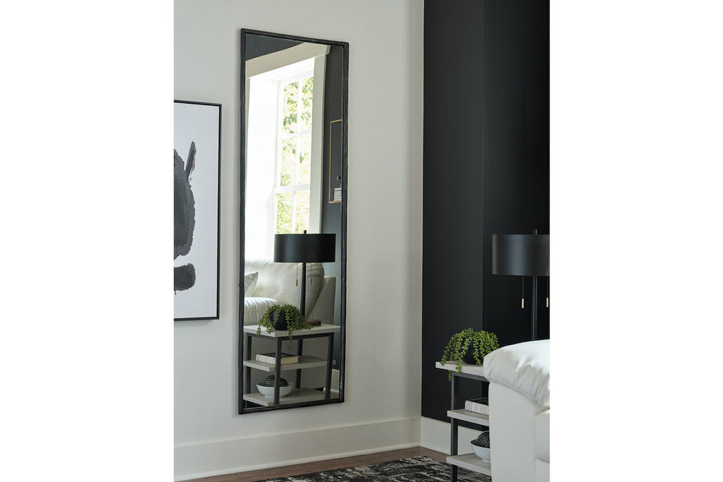 RYANDALE BLACK FLOOR MIRROR