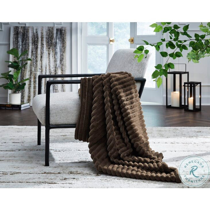 ALSONWELL BROWN THROW