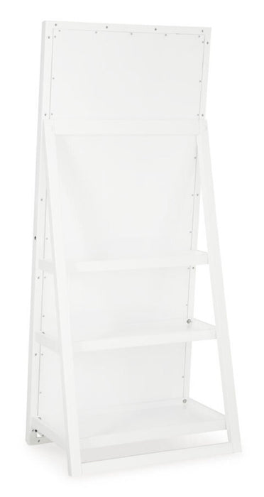 WHITE EVESEN STANDING MIRROR WITH STORAGE