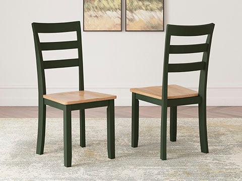 GESTHAVEN TABLE + 2 CHAIRS GREEN