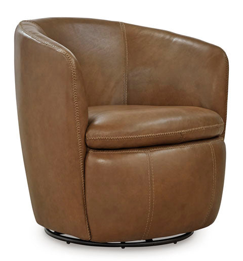 KIERREYS SWIVEL CHAIR CARAMEL