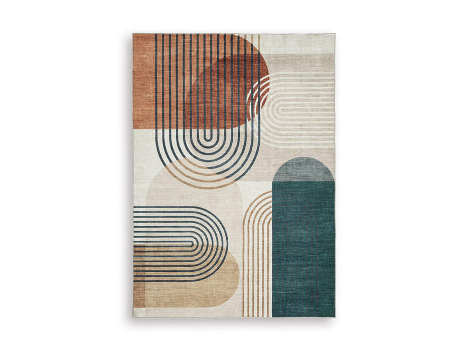 FARRENDALE 8X10 WASHABLE RUG
