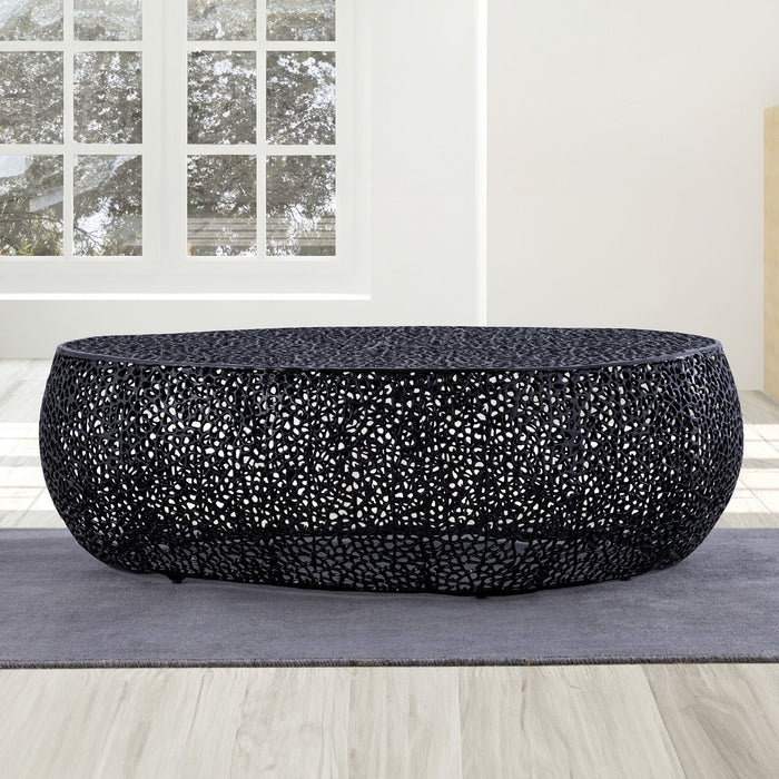 T3601 - Modern Oval Coffee Table