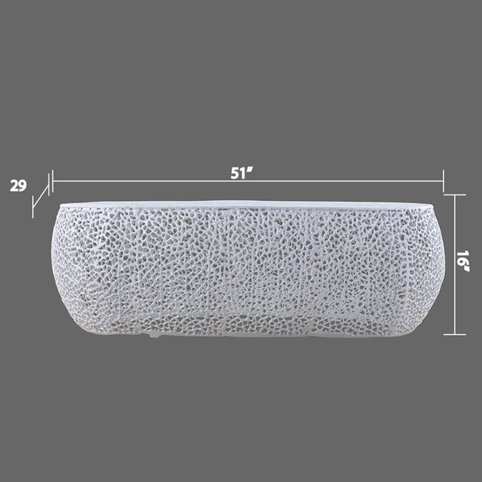 T3601 - Modern Oval Coffee Table