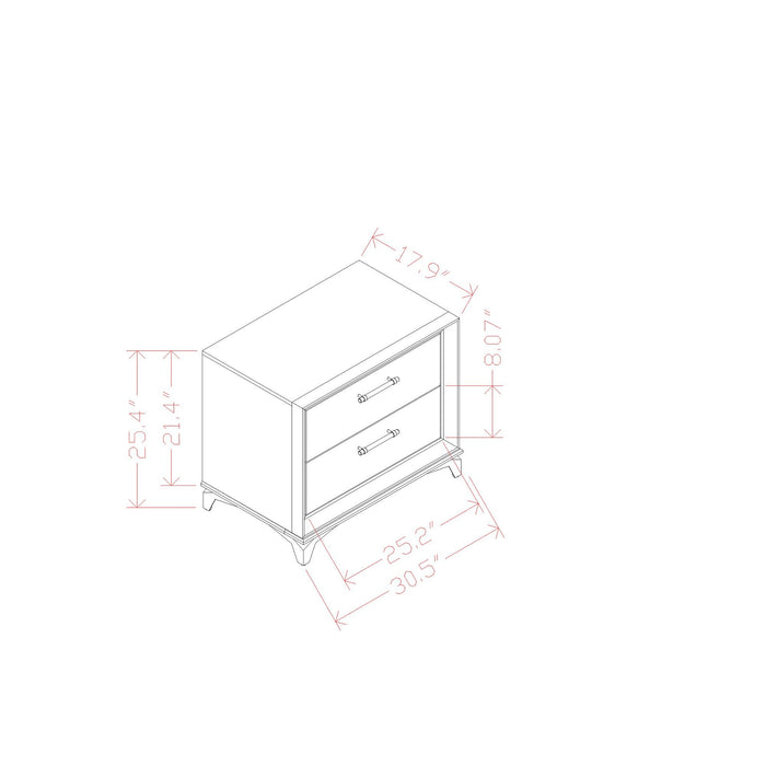 Star - Nightstand - White