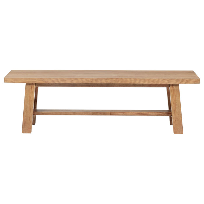 Backless Dining Bench - Natural