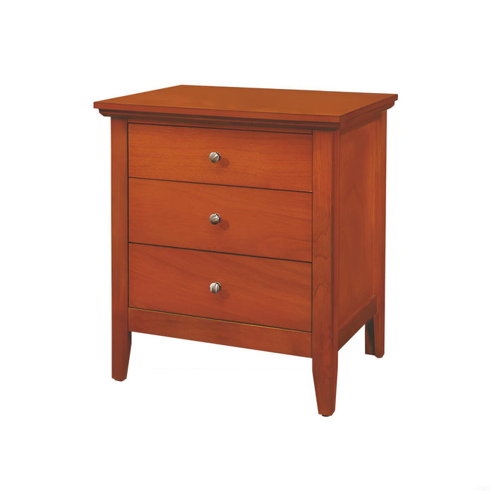3 Drawer Nightstand & Dove Tailed Drawers