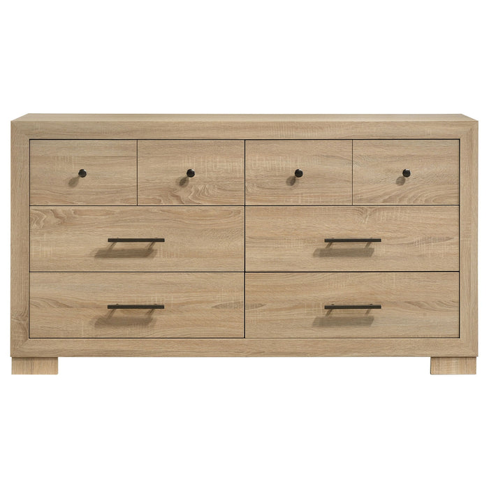 Merritt - 6 Drawer Dresser Cabinet - Light Oak