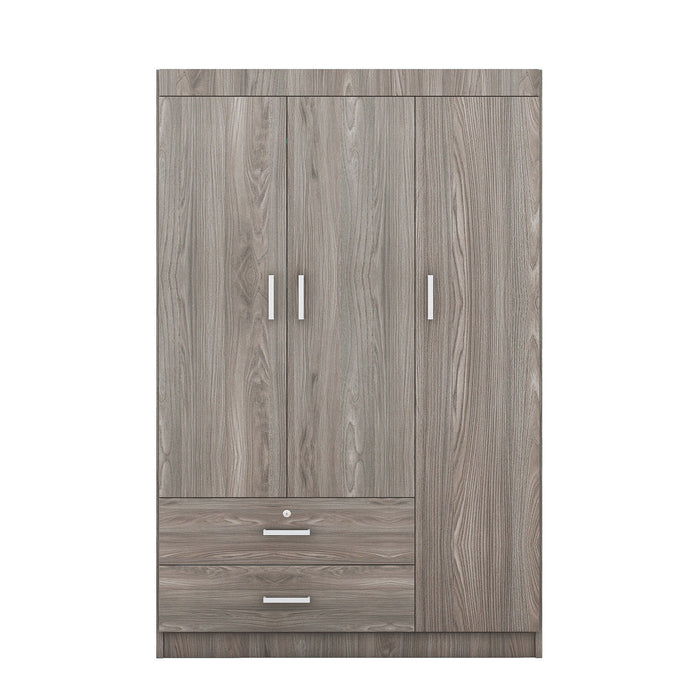 3 Door Wardrobe With 2 Drawers
