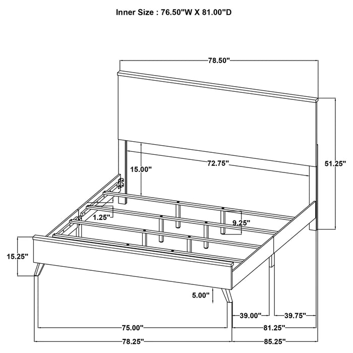 Georgina - Panel Bed