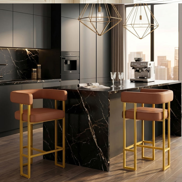Modern Counter Height Bar Stools With U - Shaped