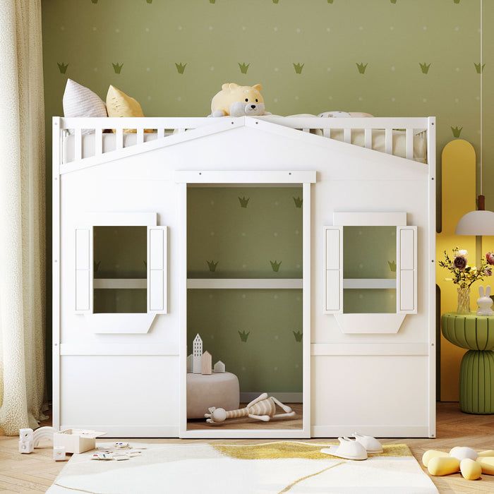 House Loft Bed With Ladder