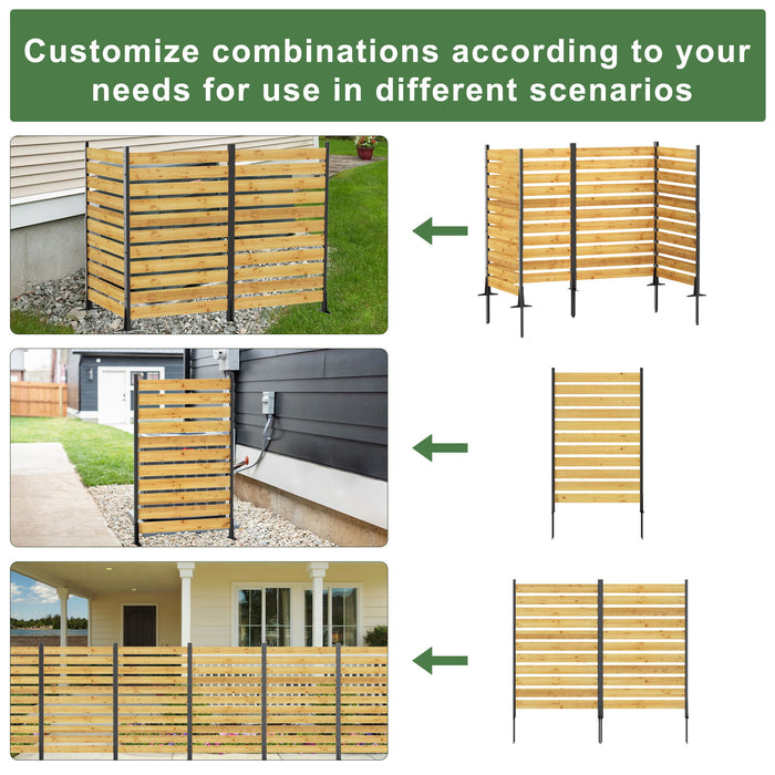 Outdoor Privacy Screen For Pool And Equipment Enclosures