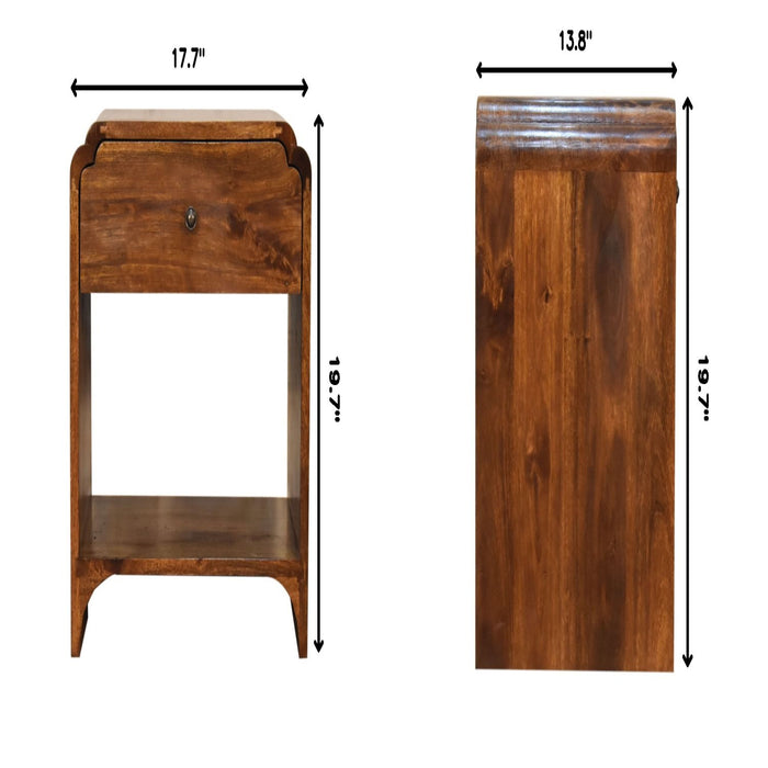 Newton - Nightstand With A Drawer And Open Shelf