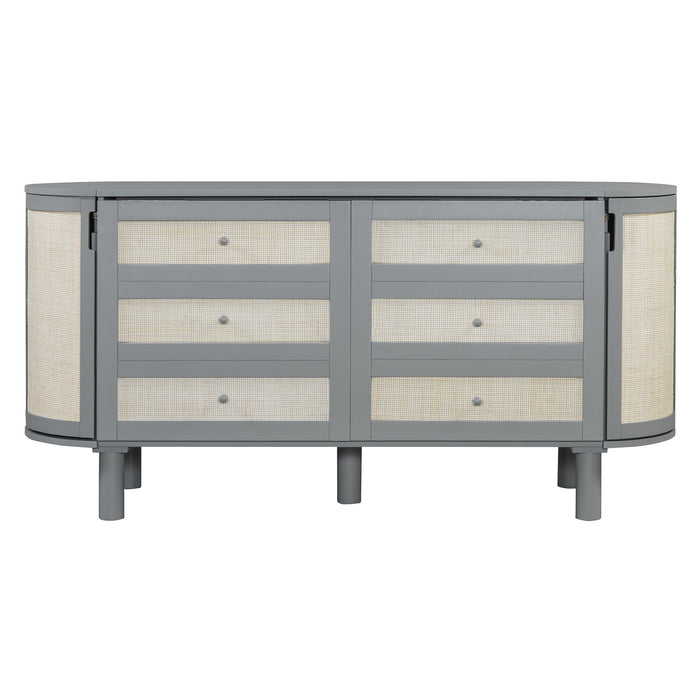 Murphy Bed With Hidden Storage & Modern Woven Design