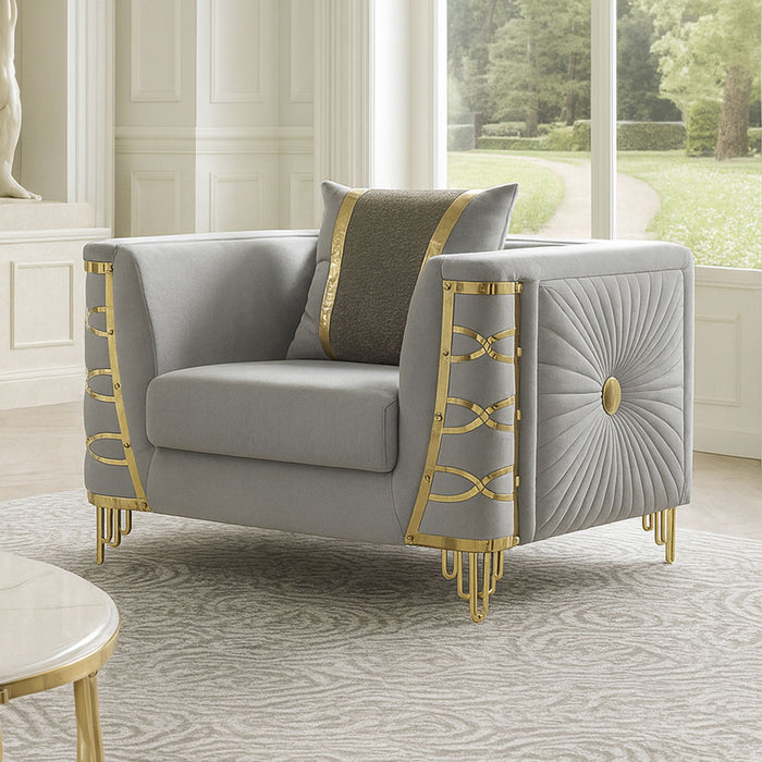 Contessa - Accent Chair - Gray