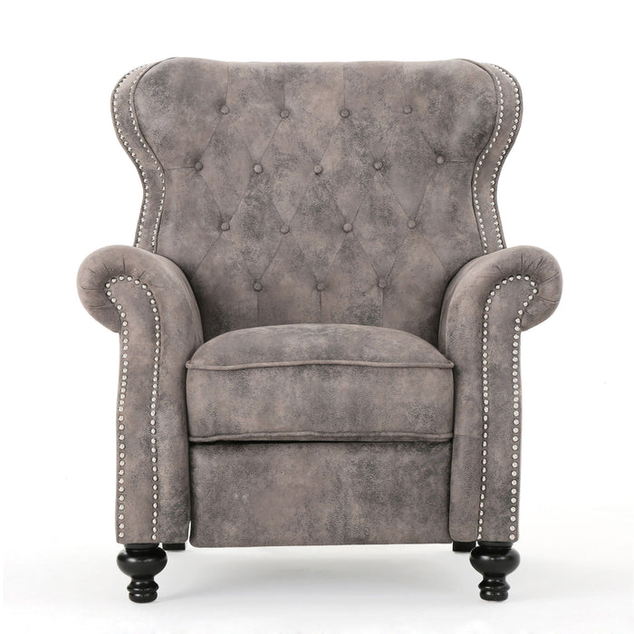 Modern Manual Push Back Recliner Chair