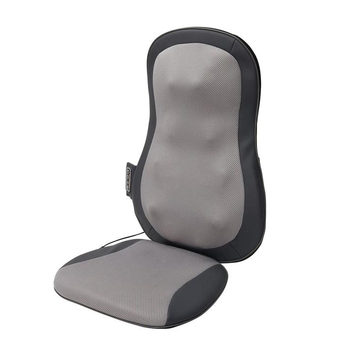 Therapeutic Shiatsu Massage Cushion With Heat Function, Polypropylene - Gray