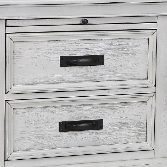 Lockeford - 2 Drawer Nightstand With Pull Out Tray - White