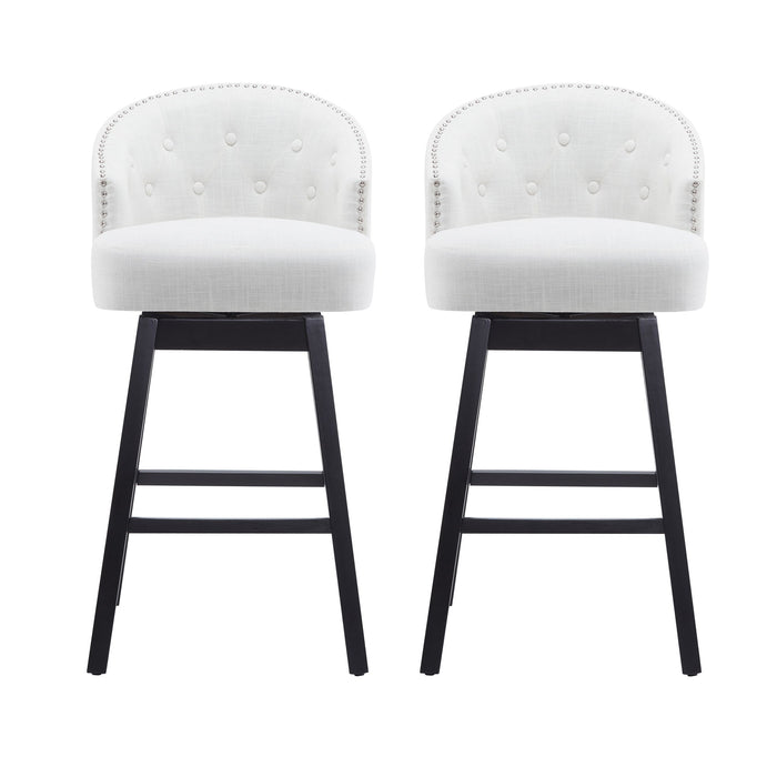 360 Degree Rotation Swivel Counter Stools (Set of 2)