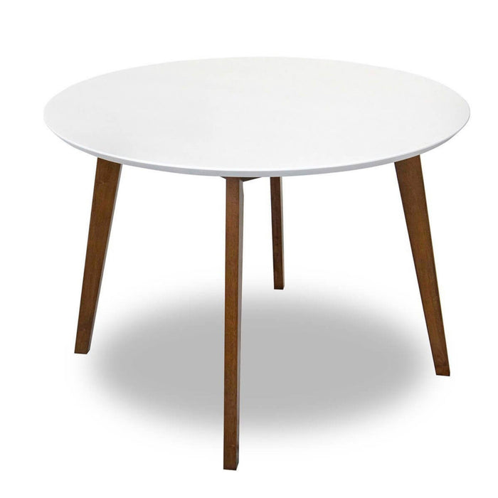 Alina - Dining Table - Brown / White