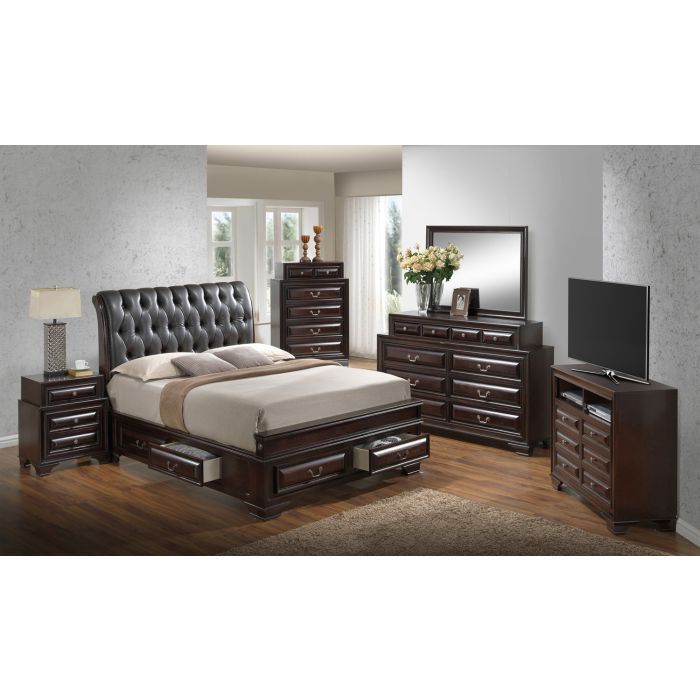 LaVita - Storage Bed Elegant Transitional