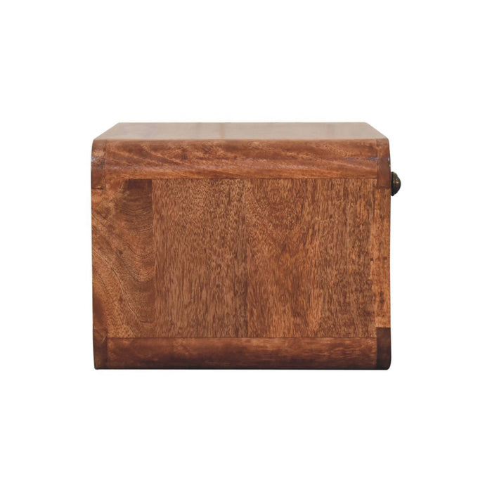 Curve Upper Slot Floating Nightstand