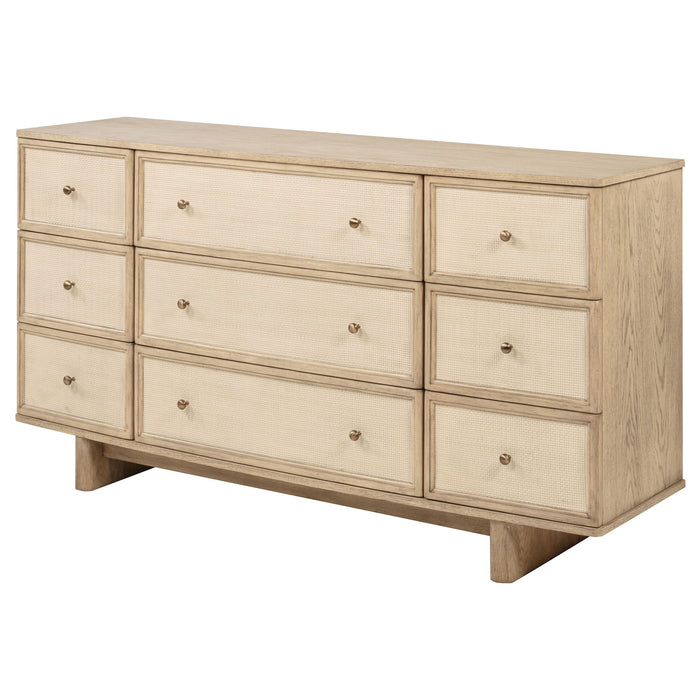 Kimpton - 9 Drawer Dresser Cabinet - Beige