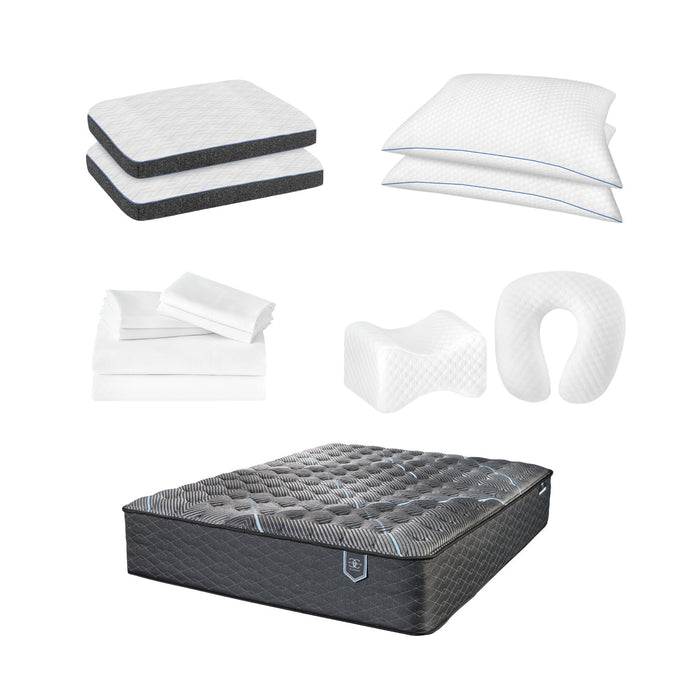 Comfort Care - Hybrid Restful Nights Euro Top Mattress With Premium Comfort Bedding Pack