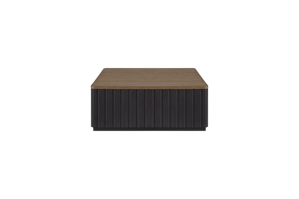 Channel - Cocktail Table With Casters - Black