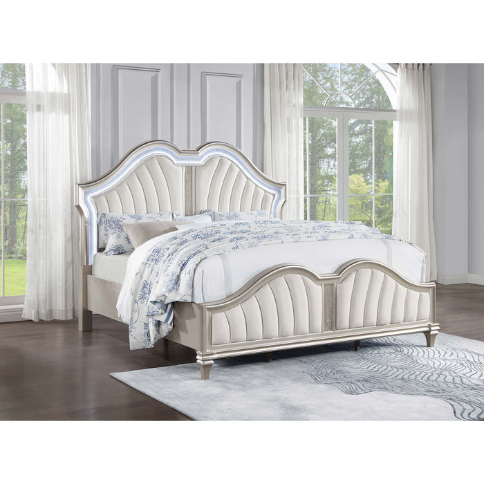 Katerina - Platform Bed With LED Light