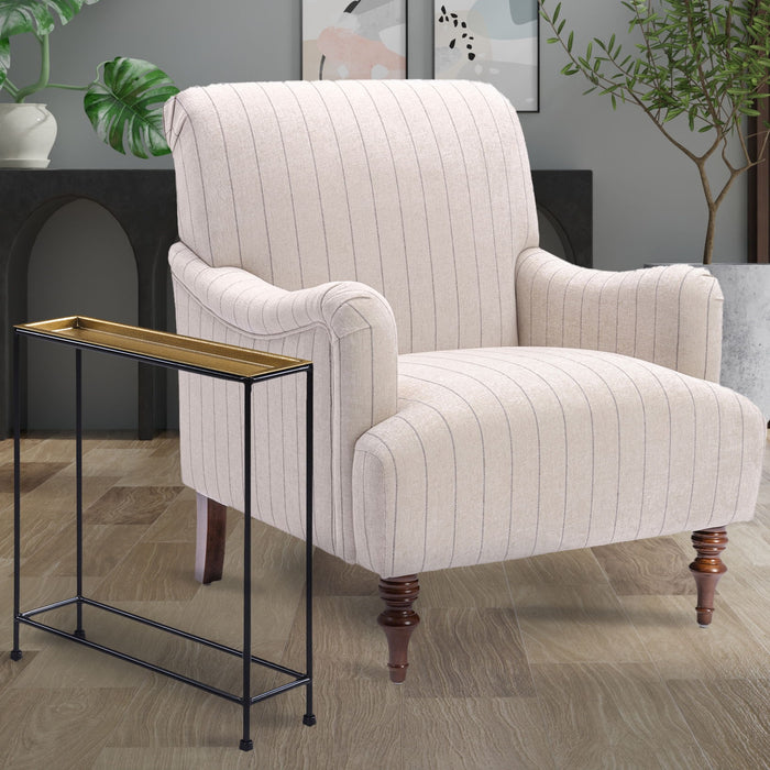 Trenton - Accent Side Table - Antique Bronze