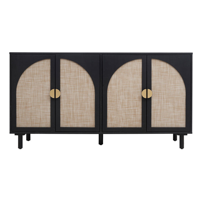 4 Door Cabinet, Customizable Storage System