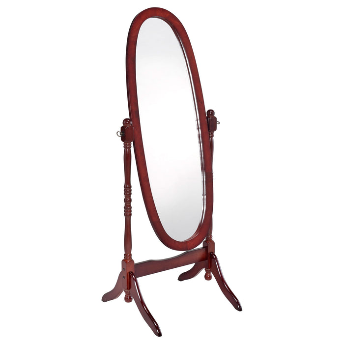 Dunne - Cheval Mirror With Oval Frame
