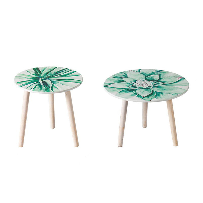 Nature-Inspired Side Tables (Set of 2)