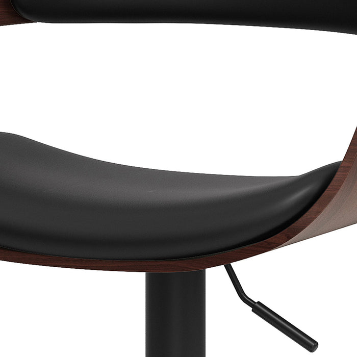 Archer - Adjustable Swivel Bar Stool - Black