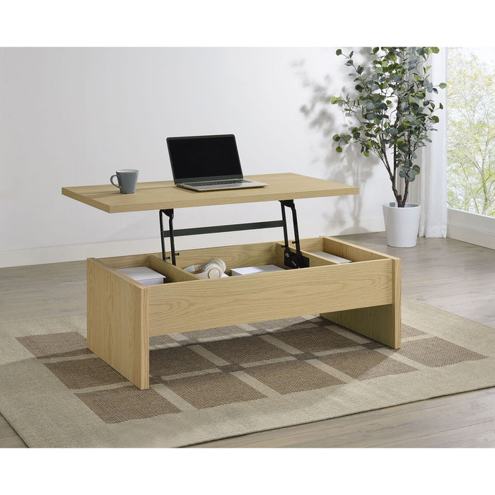 Parker - Lift Top Coffee Table - Light Oak