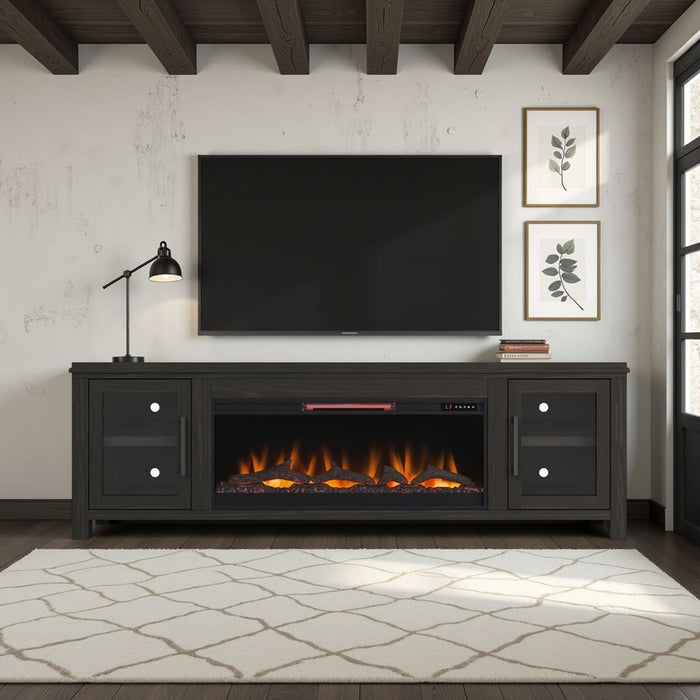 Electric Fireplace TV Console For TVs Up To 95" - Clove