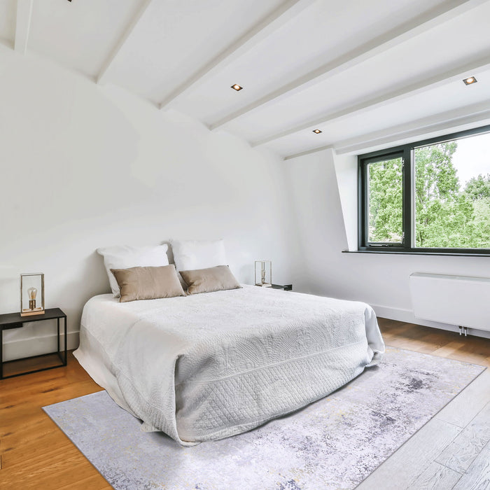 Maval - 8' X 10' Area Rug Washable - Gray