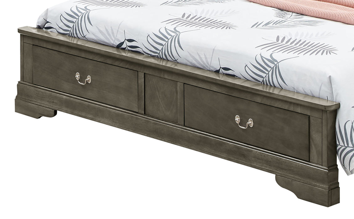 Upholstered Panel Sleigh Bed Design
