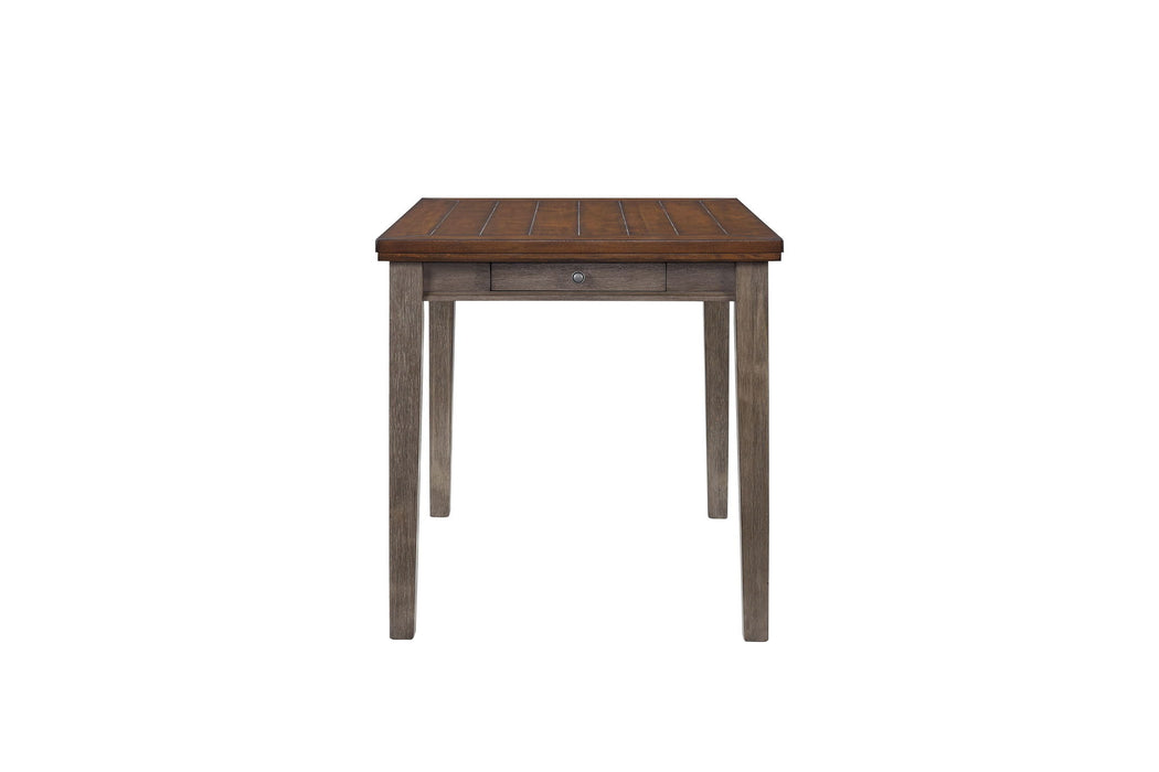 Counter Height 2 Tone 4 Drawer Dining Table - Gray